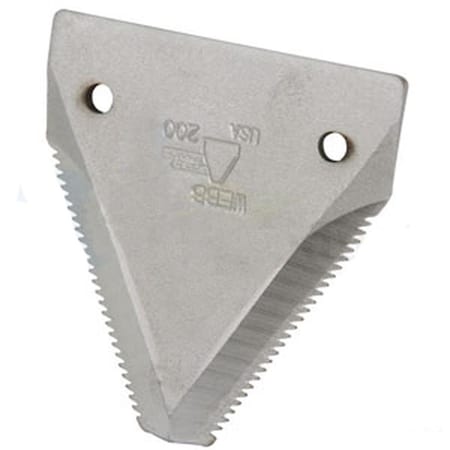 Aftermarket chrome 11ga under serrated A-212-081-AI